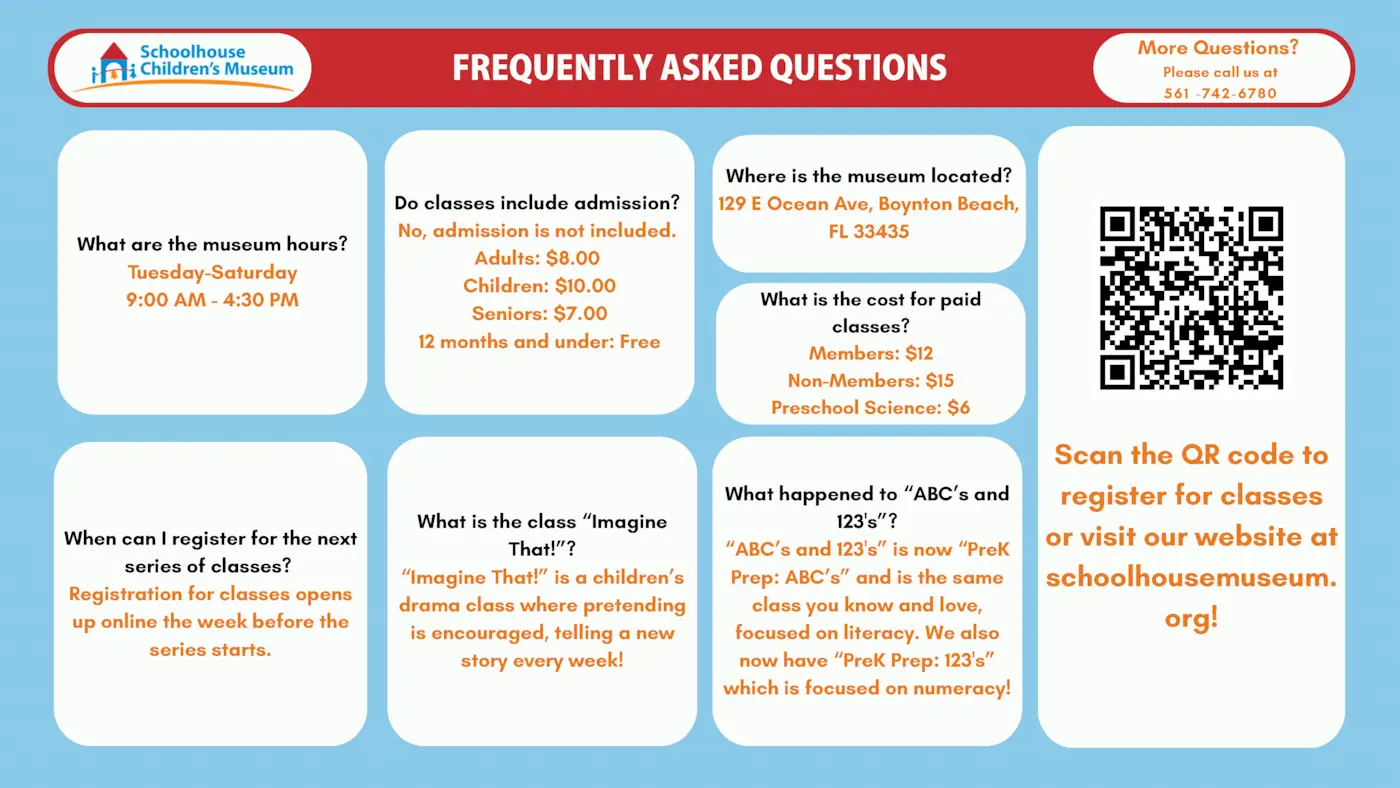 Weekly Classes Calendar FAQ